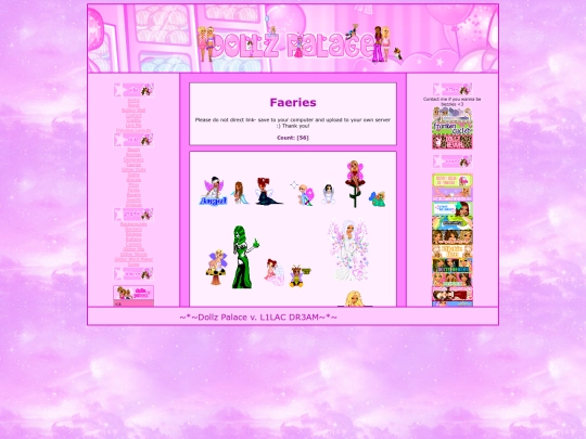 sitedollz/faeries screenshot