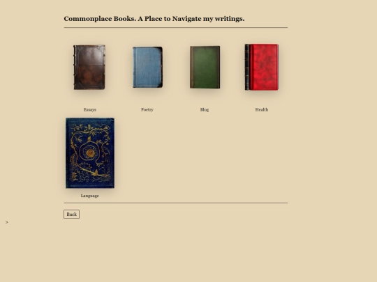 commonplace screenshot