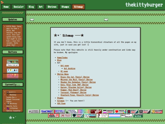 sitemap screenshot