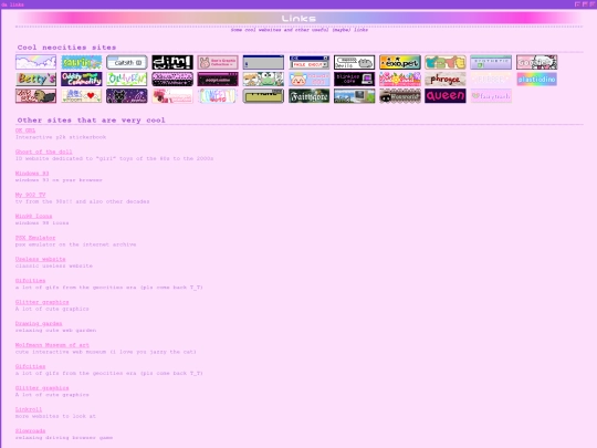 sandyycosmos/links screenshot