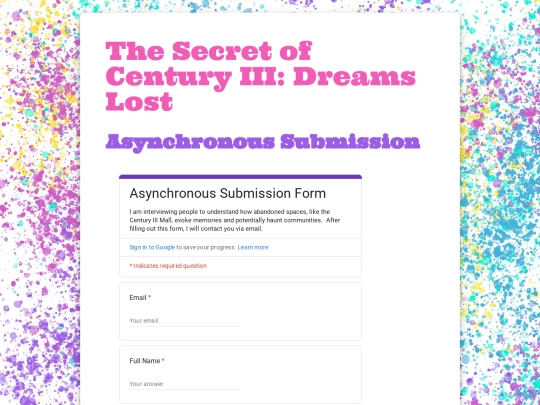 interview/async screenshot