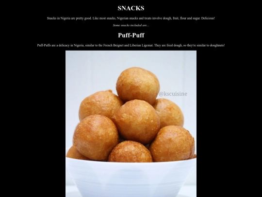 snacks screenshot