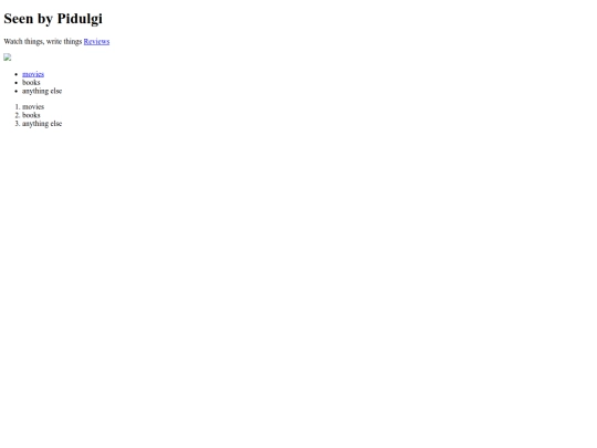 index screenshot