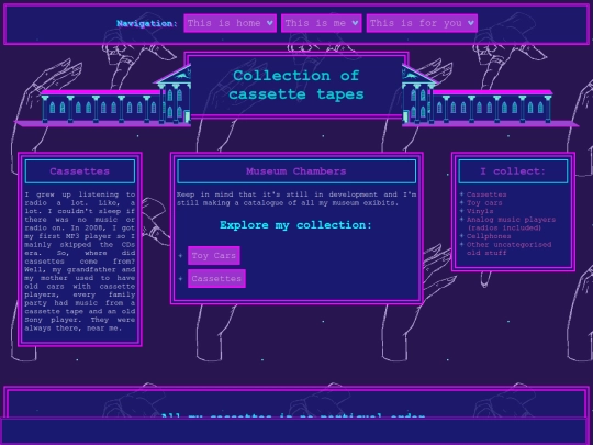 museum/cassettes-wip screenshot