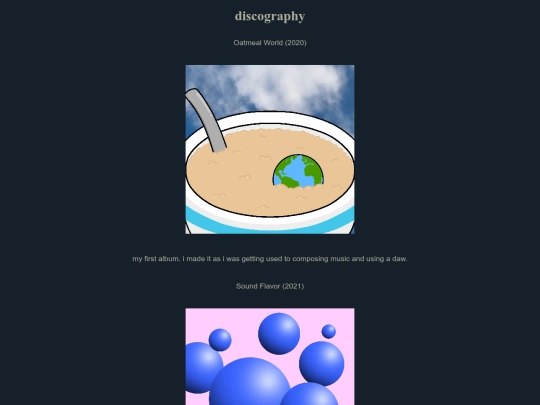 discography screenshot