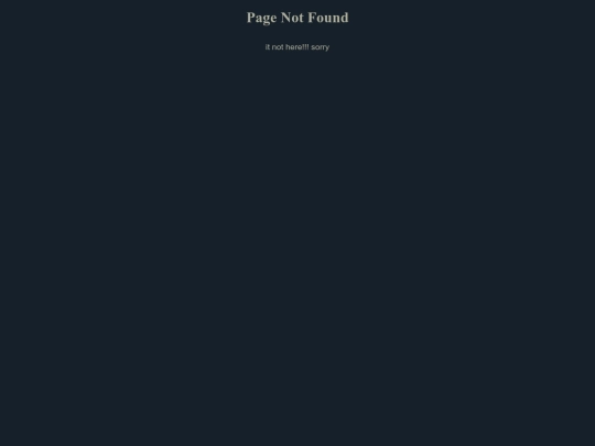 not_found screenshot