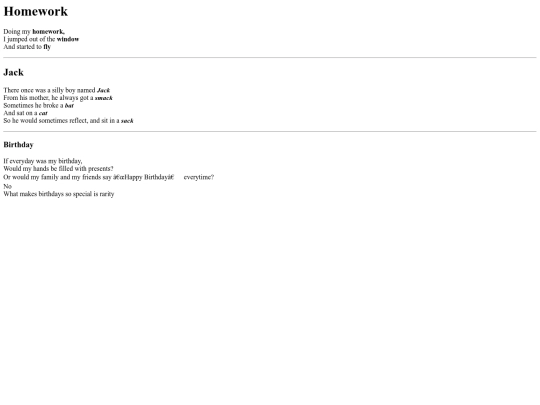 Poems screenshot